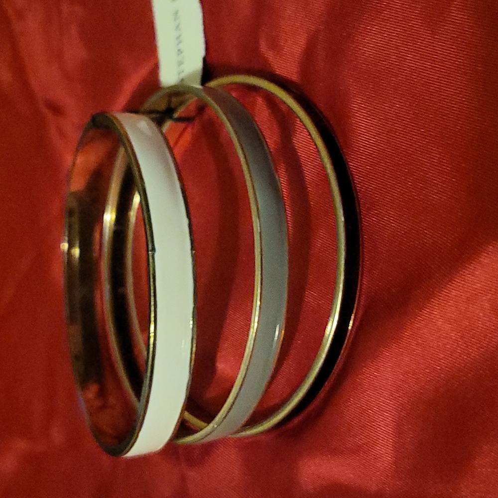 Stephan& Co. 3 colored link bracelets